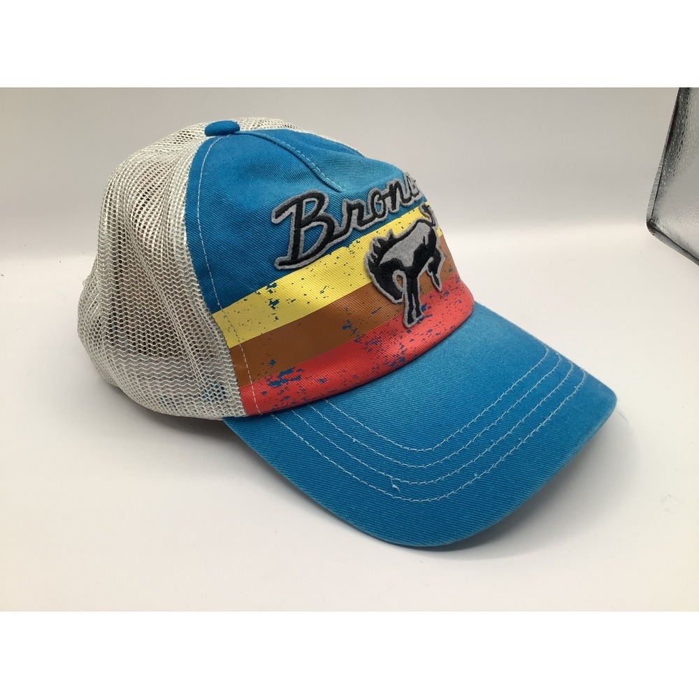 Ford Bronco Mesh Trucker Hat Blue Adjustable Official Licensed Product Snapback